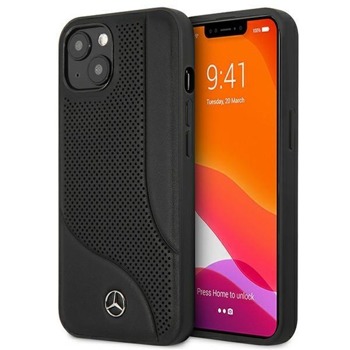 Mercedes Perforated Area Genuine Leather Hard Case