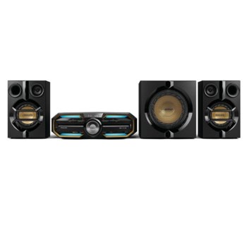 Мини аудио система Philips Mini Hi-Fi FX55, CD, MP3-CD, FM, USB, Bluetooth, 720W (RMS) | JAR Computers Philips Mini Hi-Fi FX55