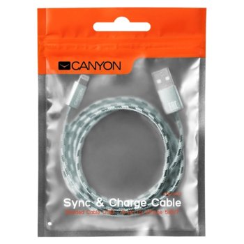 Canyon USB A(м) to Lightning(м) 1m Green CNE-CFI3G