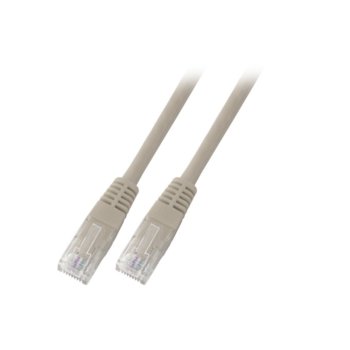 Пач кабел UTP EFB Elektronik, 1m, Cat 5E, пач-кабел, сив | JAR Computers EFB Elektronik RJ45 U/UTP Cat.5e 1m grey K8456.1