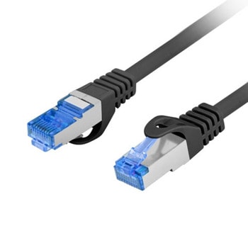 Пач кабел Lanberg PCF6A-10CC-1000-BK, S-FTP, Cat.6a, 10m, черен, Fluke Passed | JAR Computers Lanberg PCF6A-10CC-1000-BK
