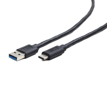 Кабел Gembird CCP-USB3-AMCM-6, от USB-A 3.0(м) към USB-C(м), 1.8m, черен | JAR Computers Кабел Gembird USB-A USB-C 1.8 m