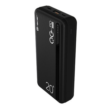 Външна батерия /power bank/ Tracer TRABAT47020, 20 000 mAh, черна, 1x USB-C, 1x USB-A, QC 3.0 | JAR Computers Power bank Tracer TRABAT47020