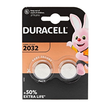Литиева батерия Duracell CR2032, 3V, 2бр. | JAR Computers Duracell CR2032 3V 2бр. 87054