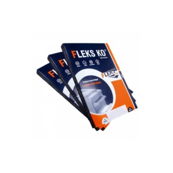 Етикети за принтери Fleks-Ko, формат А4, размер 70x25.4mm, 33бр. на лист, опаковка от 100 листа, бели | JAR Computers Fleks-Ko Етикети за принтери