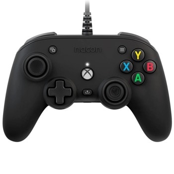 Геймпад Nacon Xbox Series Pro Compact, Windows/Xbox, бутони за програмиране, черен | JAR Computers Nacon XBox Series Pro Compact Black