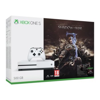 Xbox One S 500 GB + Middle-earth: Shadow of War