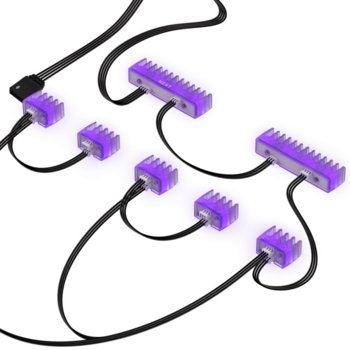 LED лента NZXT HUE 2 Cable Comb, RGB, (2x200mm) | JAR Computers NZXT HUE 2 Cable Comb (2x 200mm)