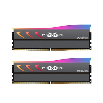Памет 32GB (2x16GB) DDR5 6400MT/s, Silicon Power XPOWER Storm RGB Gaming Gray, SP032GXLWU64AFDK, 1.4V | JAR Computers Silicon Power SP032GXLWU64AFDK