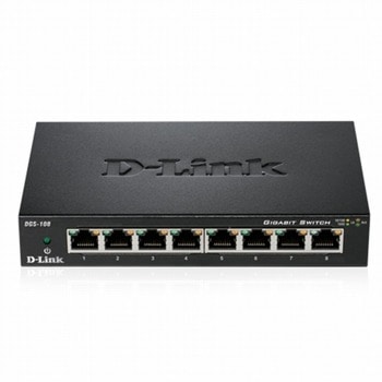 Суич D-Link DGS-108GL, 1000 Mbps, 8 порта, 8x 10/100/1000BASE-T | JAR Computers D-Link DGS-108GL