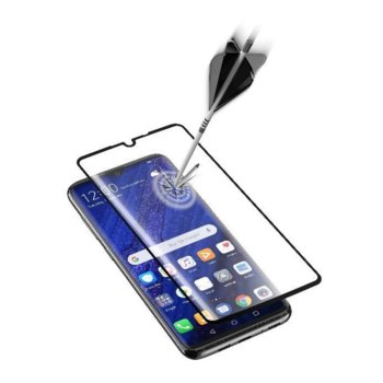 Протектор от закалено стъкло /Tempered Glass/, Cellular Line Second Glass 3D, за Huawei P30 Pro, черен | JAR Computers Cellular Line Second Glass Huawei P30 Pro black