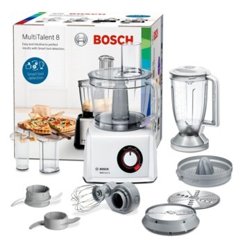 Кухненски робот Bosch MC812W620, 50 функции, Supercut острие, 1100W, бял image