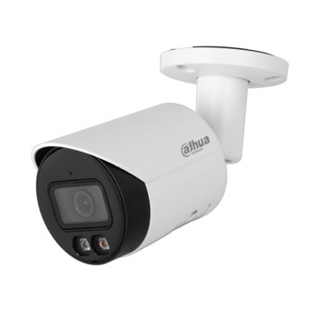 IP камера Dahua IPC-HFW2849S-S-IL-0280B, насочена "bullet" камера, 8MPix (3840x2160@20fps), 2.8mm обектив, H.265+/H.265/H.264+/264H/H.264B/H.264/MJPEG, IR осветеност (до 30 м.), външна IP67, PoE, microSD слот до 256 GB | JAR Computers Dahua IPC-HFW2849S-S-IL-0280B
