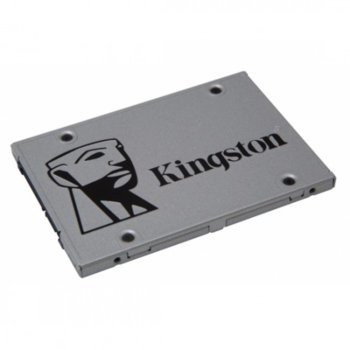Памет SSD 480GB Kingston UV400, SATA 6Gb/s, 2.5"(6.35 cm), скорост на четене 550MB/s, скорост на запис 500MB/s | JAR Computers SSD 480GB Kingston UV400 SUV400S37/480G