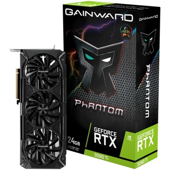Видео карта Nvidia GF RTX 3090 Ti, 24GB, Gainward Phantom, PCI-E 4.0, GDDR6X, 384-bit, DisplayPort, HDMI | JAR Computers Gainward GeForce RTX 3090 Ti Phantom