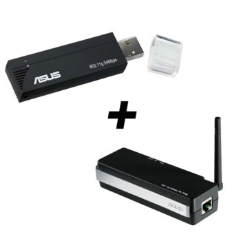 ASUS L-530GV2 54Mbps Wireless Router & WL-167G U…