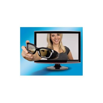 Активни очила за LCD TV  Panasonic  с 3D, черни