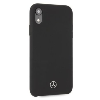 Mercedes-Benz Silicone Hard Case за iPhone XR (чер