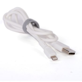 Кабел Royal YOURZ 0413-IPHONE5 White, от USB Type A(м) към lightning(м) 1m, бял | JAR Computers Royal YOURZ 0413-IPHONE5 White 21015034