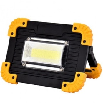 Акумулаторна къмпинг LED лампа LL-811 536888, 2x Li-on 18650, 1000 Lumens, IP44 защита, 6500 К, 3 режима на работа, черен image