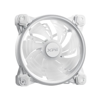 Вентилатор 120mm, A-Data Hurricane 120 ARGB PWM, 4-pin, 2000rpm, бял | JAR Computers A-Data Hurricane 120 ARGB PWM White