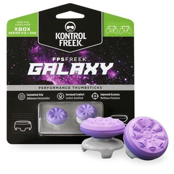 Сменяеми бутончета Thumb Grips KontrolFreek Galaxy (2807-XB1), за Xbox Series X|S / One, лилави | JAR Computers KontrolFreek 2807-XB1