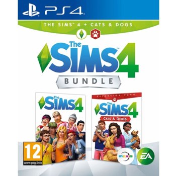 The Sims 4 Plus Cats and Dogs Bundle PS4