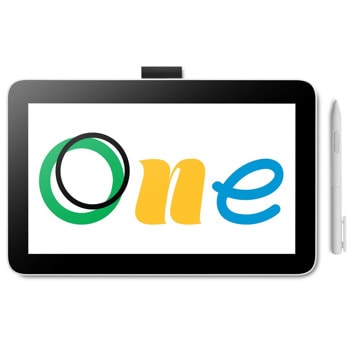 Графичен таблет Wacom One 12 Creative Pen Display (DTC121)(бял), 11.6" (29.5 cm) FHD екран, 2540 lpi, 4096 нива на натиск, USB | JAR Computers Wacom One 12 Creative Pen Display DTC121