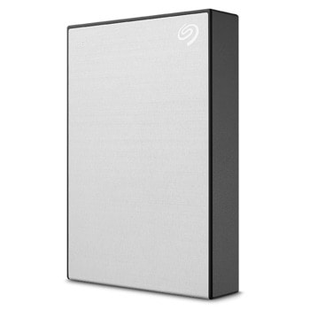 Твърд диск 1TB Seagate One Touch Silver with Password (STKY1000401)(сребрист), външен, 2.5" (6.35 cm), USB 3.0, функция защита чрез парола | JAR Computers Seagate 1TB One Touch Password Silver STKY1000401
