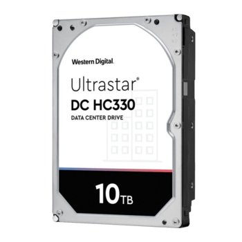 Твърд диск 10TB Western Digital Ultrastar DC HC330 512e, SATA 6GB/s, 7200 rpm, 256MB кеш, 3.5 (8.89cm) | JAR Computers Western Digital Ultrastar DC HC330