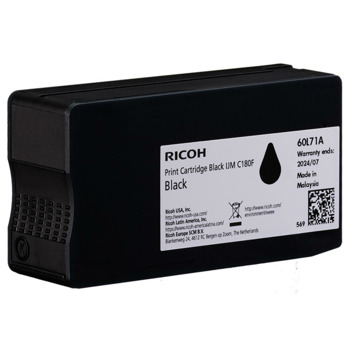 Касета за Ricoh IJM C180F - Black - 408517 - Ricoh - оригинален - Заб.: 2000 бр. копия | JAR Computers Ricoh 408517