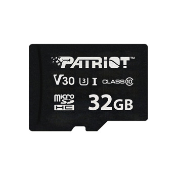 Карта памет 32GB microSDXC, Patriot VX Series, UHS-I U3 V30, скорост на четене до 90MB/s, скорост на запис до 80MB/s | JAR Computers Patriot 32GB VX Series SDXC V30 PSF32GVX31MCH