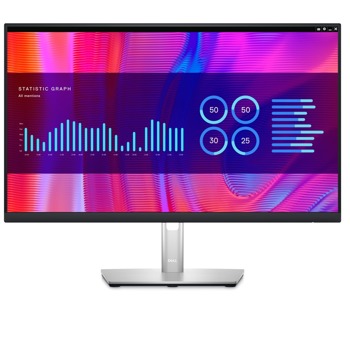 Монитор Dell P2423DE (210-BDDW), 23.8" (60.452 cm) IPS панел, Quad HD, 5ms, 300cd/m2, DisplayPort, HDMI, USB-C, LAN | JAR Computers Dell P2423DE