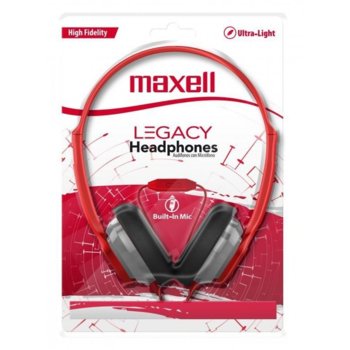 Слушалки MAXELL HP360 LEGACY Red