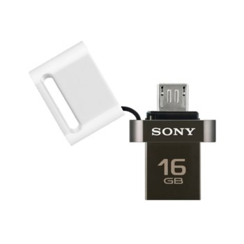 Sony Micro USB + USB 16GB, white