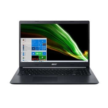 Лаптоп Acer Aspire 5 A515-45 (NX.A81EX.002), шестядрен AMD Ryzen™ 5 5500U 2.1/4.0GHz, 15.6" (39.62 cm) Full HD IPS Anti-Glare Display, (HDMI), 16GB DDR4, 512GB SSD, 1x USB-C, Windows 10 Home | JAR Computers Acer Aspire 5 (A515-45) NX.A81EX.002