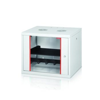 Комуникационен шкаф Formrack GLD-9U450/ALFA-9U450, 19", 9U, 555 x 450 mm, бял | JAR Computers Formrack GLD-9U450/ALFA-9U450