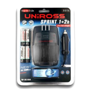 Charger /Sprint/ +4AA 2300mAh NiMH Batteries