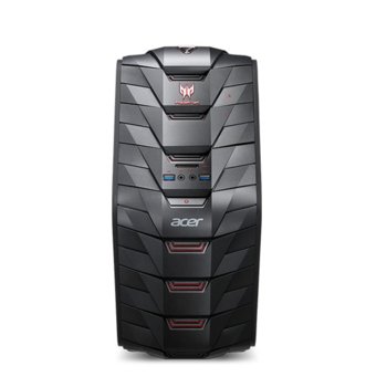 Настолен компютър Acer Predator AG3-710 067 (DG.B1PEX.067), четириядрен Skylake Intel Core i7-6700 3.40/4.00GHz, Nvidia GeForce GTX 1060 6GB, 8GB DDR4, 1TB HDD, 6x USB 3.0, Free DOS | JAR Computers Acer Predator AG3-710 067 DG.B1PEX.067