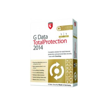 G Data TotalProtection 2014, 3 PC, 1 год.