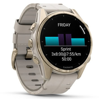 Garmin fenix 8 43mm Sapphire/Soft Gold 010-02903-4