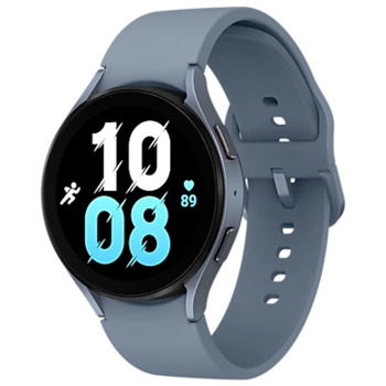 Смарт часовник Samsung Galaxy Watch5 44mm (SM-R910NZBAEUE), 1.4" (3.46cm) Super AMOLED дисплей, до 40 часа живот на батерията, GPS, GLONASS, Galileo, Wi-Fi, Bluetooth, син image