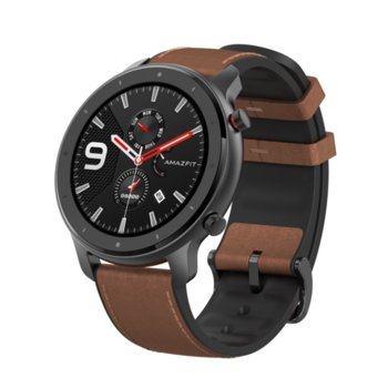 Смарт часовник Xiaomi Mi AMAZFIT GTR 47mm, 1.39" AMOLED дисплей, 6-осен сензор за ускорение, 410mAh LiPo батерия, черен | JAR Computers Mi AMAZFIT GTR 47mm Smartwatch