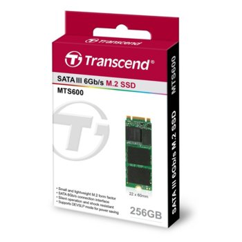 Transcend 256GB, M.2 2260 SSD, SATA3, MLC