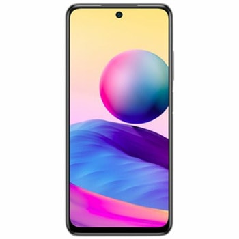 Смартфон Xiaomi Redmi Note 10 5G, (сребрист), поддържа 2 SIM карти, 6.5" (16.51 cm) IPS 90Hz дисплей, осемядрен MediaTek MT6833 2.2 GHz, 4GB RAM, 128GB Flash памет (+microSD слот), 48.0 + 2.0 + 2.0 MPix камера, Android, 190 g | JAR Computers Xiaomi Redmi Note 10 5G MZB08ZMEU