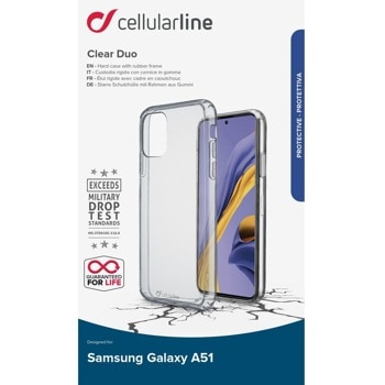 Cellularline ClearDuo Samsung Galaxy A51