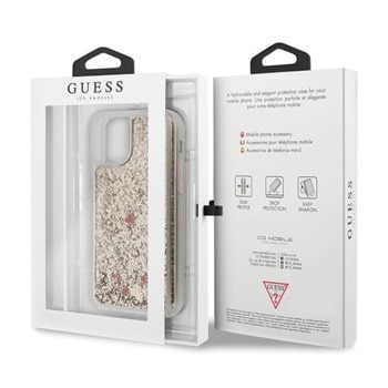 Guess Liquid Glitter Hearts GUHCN58GLHREGO