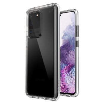 Калъф за Samsung Galaxy S20 Ultra, хибриден, Speck Presidio Perfect Clear 136383-5085, удароустойчив, прозрачен | JAR Computers Speck Presidio Perfect Galaxy S20Ultra 136383-5085