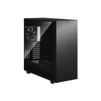 Кутия Fractal Design Define 7 XL Black TG Dark Tint, E-ATX/ATX/mATX/mITX/EE-ATX/SSI-CEB/SSI-EEB, USB 3.1 Gen 2 Type-C, прозорец, черна, без захранване | JAR Computers Fractal Design Define 7 XL Black TG Dark Tint