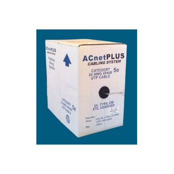 ACnetPLUS UTP Solid 24AWG Class D Cat 5e